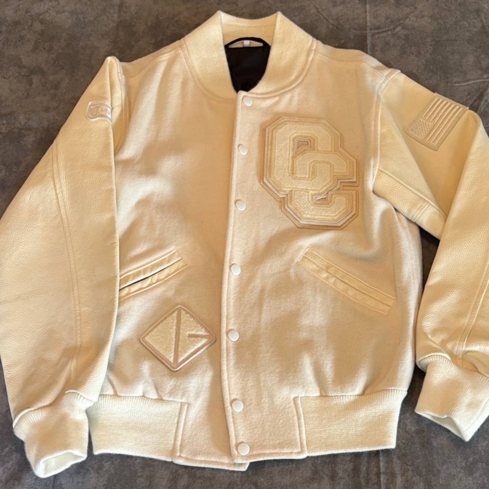 Opening Ceremony Ivory Bomber Jacket